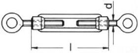 napínák M12 A4 NEREZ oko+oko DIN 1480 Firma Killich s.r.o. nabízí napínáky dle DIN 1480. Napínáky DIN 1480 jsou napínací matice bez konců