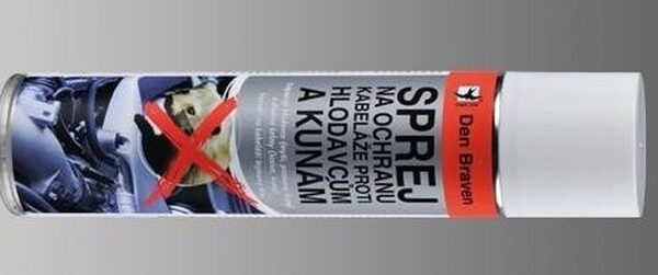 spray kabeláže proti hlodavcům a kunám D.B.400ml Firma Killich s.r.o. nabízí Stavební chemii. V sortimentu stavební chemie jsou různé druhy sprejů. Do této skupiny patří i nemrznoucí kapaliny do ruzných teplot.