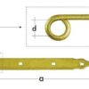 ZP 400 d.10 Závěs pásový 400x30mm d.10mm Firma Killich s.r.o. nabízí závěsy a zástrčky. Do sortimentu závěsů a zástrček patří ZP závěs pásový (žlutý zinek