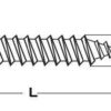 vrut univerzální 4.0x45 A2 NEREZ půlkulatá hlava